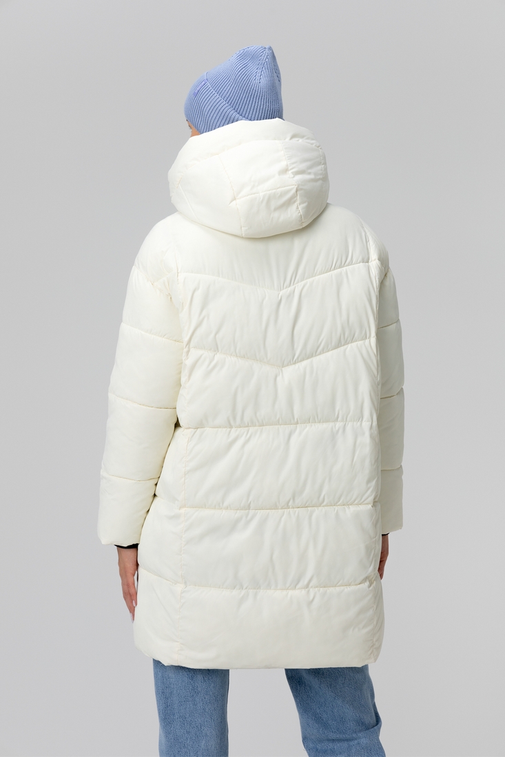 Фото Куртка зимова жіноча 8872 52 Молочний (2000989872306W)