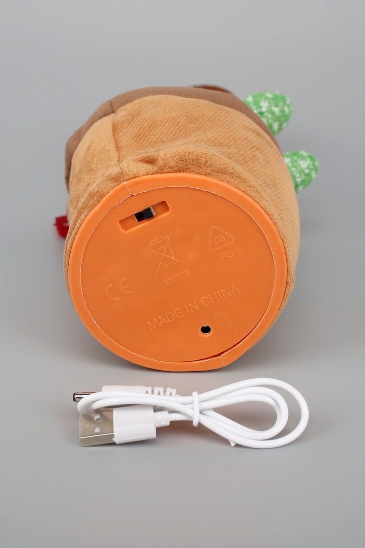 Фото Мягкая интерактивная игрушка кактус повторюшка на USB K40805 Коричневый (2000989403722)