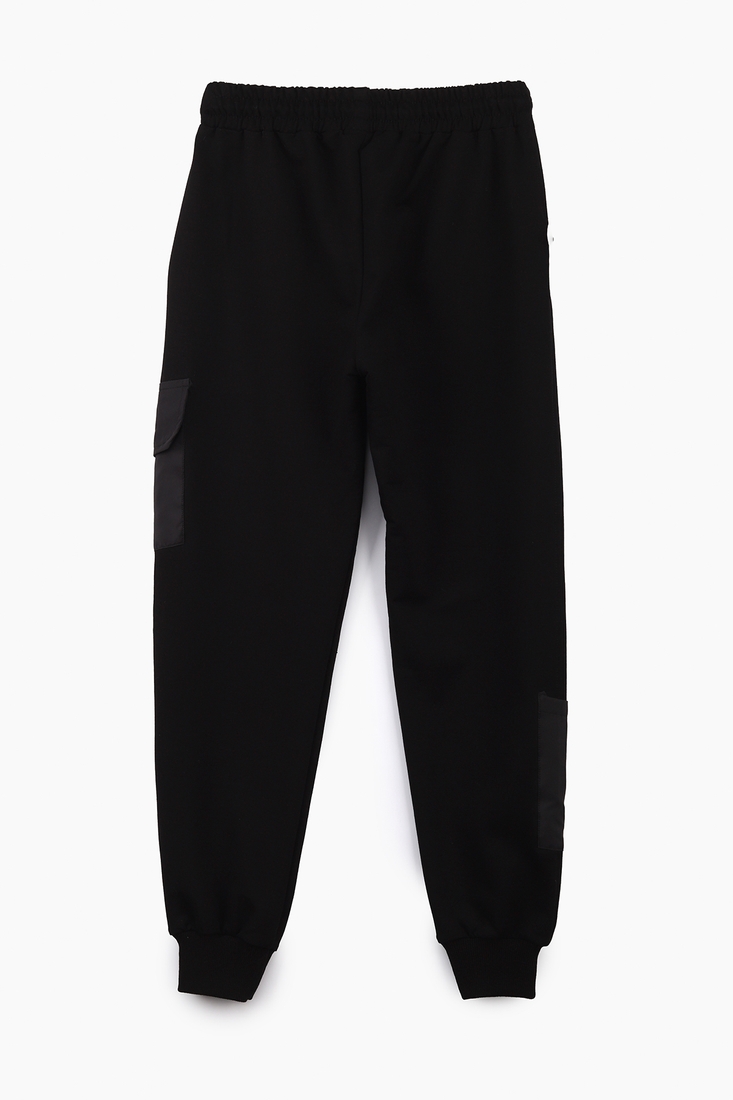Фото Спортивні штани для хлопчика однотонні X-SHOW 11199 128 см Чорний (2000989445609D)