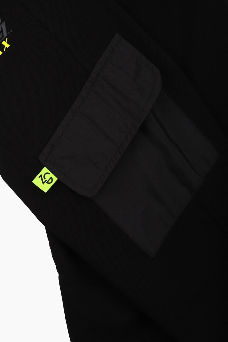 Фото Спортивні штани для хлопчика однотонні X-SHOW 11199 176 см Чорний (2000989445647D)