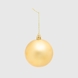 Набір новорічних кульок 6 шт 22V7673-39 Золотий (2002014862757)(NY) Фото 3 з 4