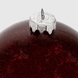 Новорічна куля глянцева Dashuri 10 см Вишневий (2000990125255)(NY) Фото 3 з 3