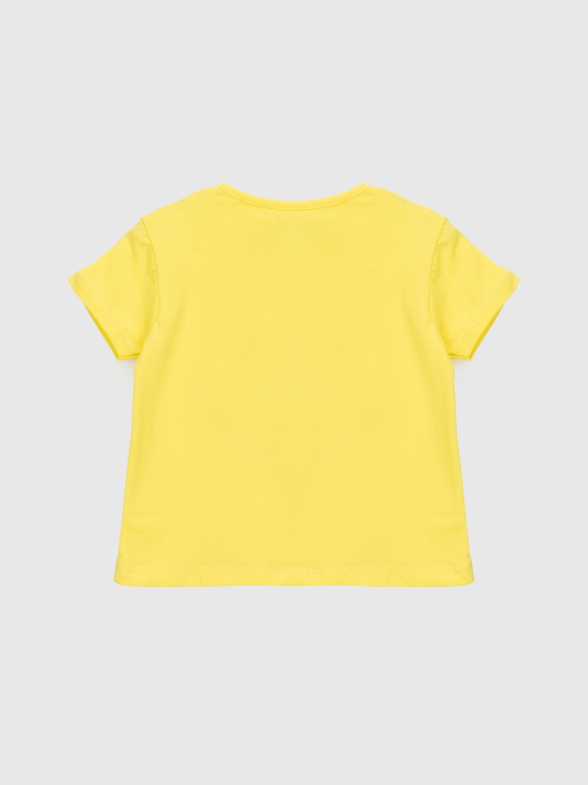 Фото Костюм футболка+шорты для девочки Baby Show 16408 110 см Желтый (2000990474117S)