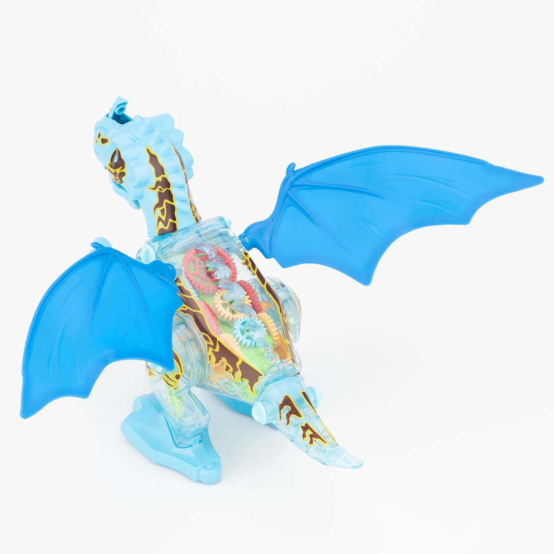 Фото Игрушка Динозавр MEIGAOFAN 22111 со световыми и звуковыми эффектами Голубой (2000989832683)
