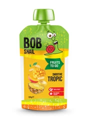 Bob Snail пюре смузі банан-ананас-манго 120г 6388 П (4820219346388)