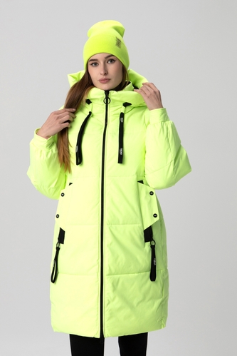 Фото Куртка зимова жіноча Towmy 3781 L Салатовий (2000989856078W)