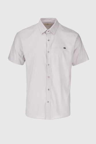 Фото Рубашка с узором мужская Redpolo 3927 3XL Светло-серый (2000990620552S)