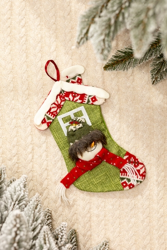 Фото Шкарпетка різдвяна "Сніговик" XD52661 Різнокольоровий (2002014438143)(NY)(SN)