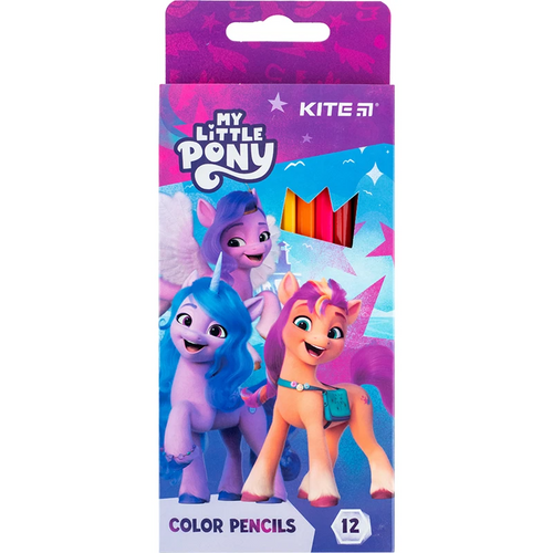 Фото Олівці кольорові My Little Pony Kite LP24-051 12 кольорів (4063276174581)