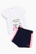 Костюм для дівчинки Breeze 1080 футболка + шорти 110 см Білий (2000989655480S) Фото 7 з 14