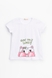 Костюм для дівчинки Breeze 1080 футболка + шорти 110 см Білий (2000989655480S) Фото 8 з 14