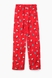 Пижама низ штаны Tutku Пташки XL Красный (2000989406488A) Фото 6 из 7