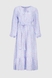 Платье с узором женское 2410 XL Голубой (2000990474230D) Фото 9 из 12