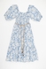 Сукня з візерунком жіноча Park karon 22121 36 Синій (2000989619918S) Фото 8 з 13