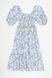 Сукня з візерунком жіноча Park karon 22121 42 Синій (2000989619956S) Фото 13 з 13