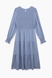 Платье женское однотонное W23-10 L Голубой (2000989402589D) Фото 12 из 13