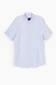 Рубашка однотонная мужская FIGO 7055-B S Голубой (2000904147885S) Фото 7 из 11