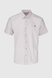 Рубашка с узором мужская Redpolo 3927 3XL Светло-серый (2000990620552S) Фото 7 из 10