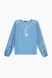 Сорочка з вишивкою жіноча Park karon 33018 36 Блакитний (2000989828747A) Фото 8 з 12
