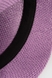 Капелюх пляжний жіночий 726-3 One Size Фіолетовий (2000990606112S) Фото 3 з 5