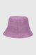 Капелюх пляжний жіночий 726-3 One Size Фіолетовий (2000990606112S) Фото 4 з 5