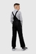 Штаны на шлейках для мальчика EN101 140 см Черный (2000989593799W) Фото 2 из 17