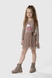 Сукня з принтом для дівчинки Pop Fashion 7343 116 см Капучино (2000990249197D) Фото 1 з 13