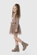 Сукня з принтом для дівчинки Pop Fashion 7343 116 см Капучино (2000990249197D) Фото 3 з 13
