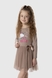 Сукня з принтом для дівчинки Pop Fashion 7343 116 см Капучино (2000990249197D) Фото 2 з 13