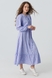 Платье с узором женское 2410 XL Голубой (2000990474230D) Фото 4 из 12