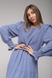 Платье женское однотонное W23-10 XL Голубой (2000989402596D) Фото 2 из 13