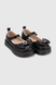 Туфлі для дівчинки Stepln 1166B 26 Чорний (2000990376541А) Фото 4 з 10