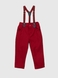 Костюм для хлопчика (сорочка+штани+підтяжки) Mini Papi 3189 86 см Бордовий (2000990489357D) Фото 6 з 12