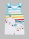 Песочник + футболка для малышей Mini Papi 1172 68 см Голубой (2000990599315A) Фото 6 из 13