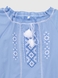 Сорочка вишиванка для дівчинки КОЗАЧЕК МАРТА 140 см Блакитний (2000990579904D) Фото 2 з 8