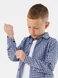 Сорочка з візерунком для хлопчика Deniz 4504 140 см Синій (2000990438676D) Фото 3 з 12