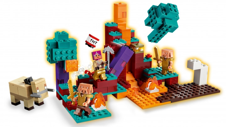 Фото Конструктор LEGO® Minecraft Искажённый лес 287 деталей (21168)