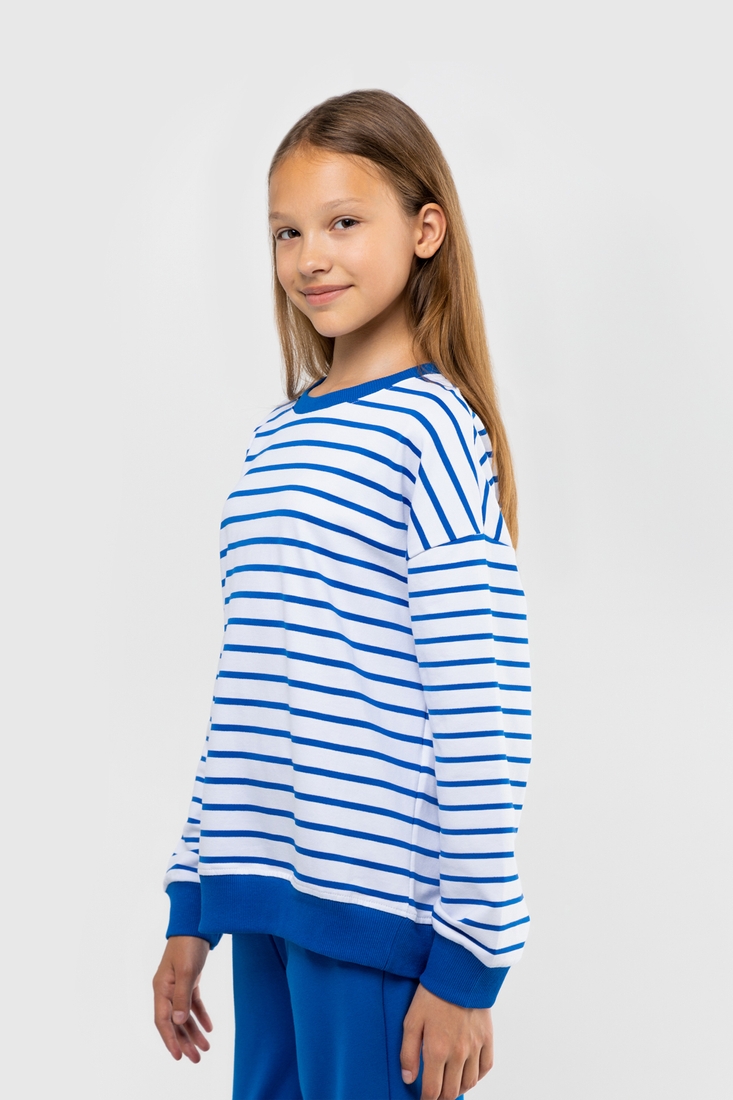 Фото Костюм (реглан+штани) для дівчинки Viollen 2183 128 см Синій (2000989927372D)