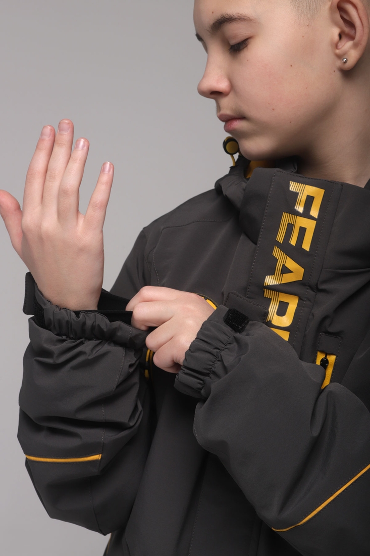 Фото Куртка для хлопчика Snowgenius K01 164 см Графітовий (2000989392156D)