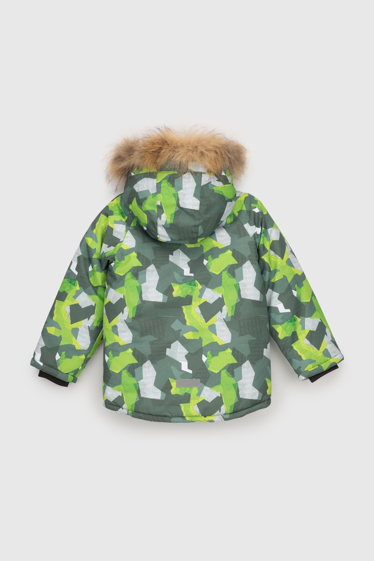 Фото Куртка зимова для хлопчика Snowgenius H35-020 110 см Зелений (2000990062642W)