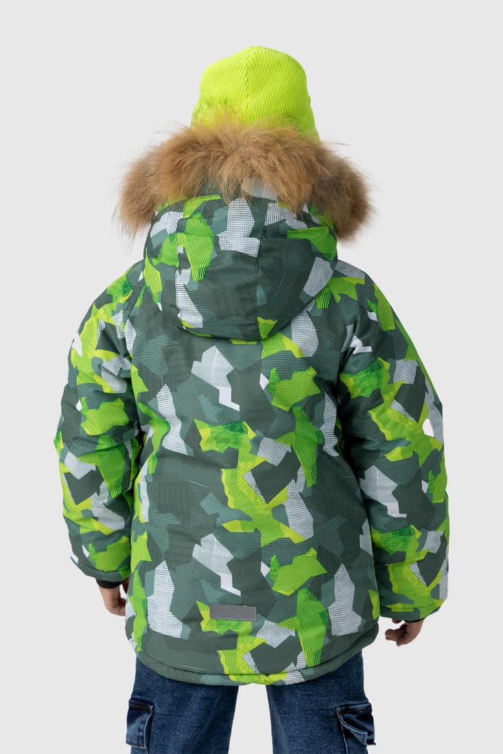 Фото Куртка зимова для хлопчика Snowgenius H35-020 110 см Зелений (2000990062642W)
