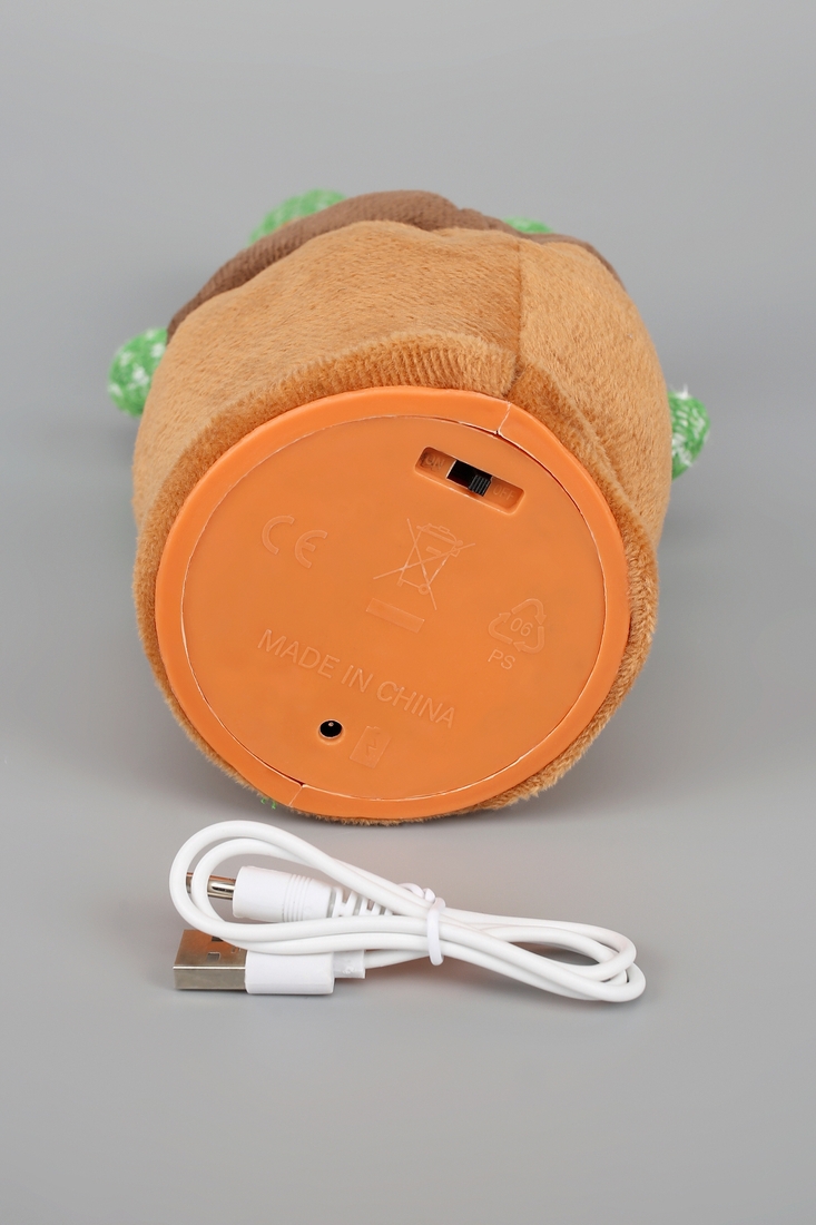 Фото Мягкая интерактивная игрушка кактус повторюшка на USB K40805 Серебряный (2000989385226)