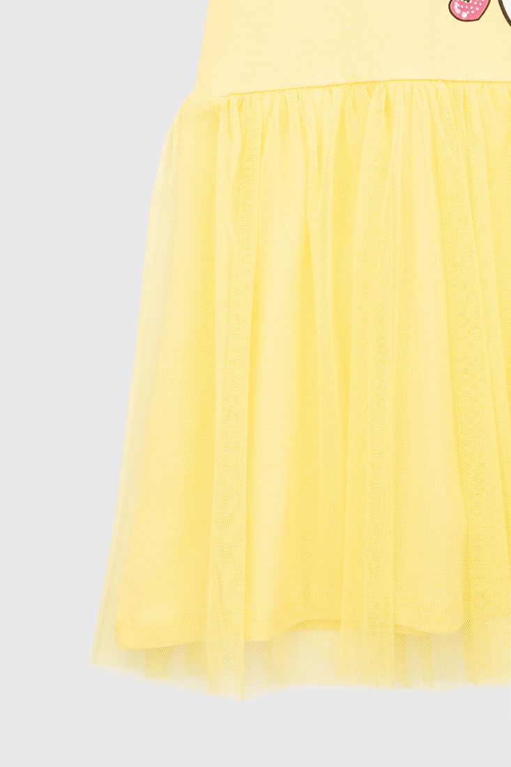 Фото Платье для девочки Ecrin 5278 128 см Желтый (2000990434548S)