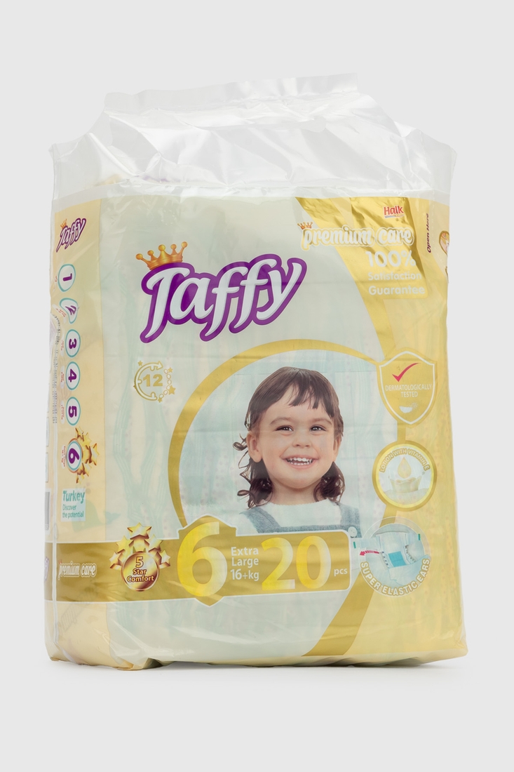 Фото Підгузники Traffy Premium Care X-Large (16+ кг) 95138 Різнокольоровий (8681020801604)