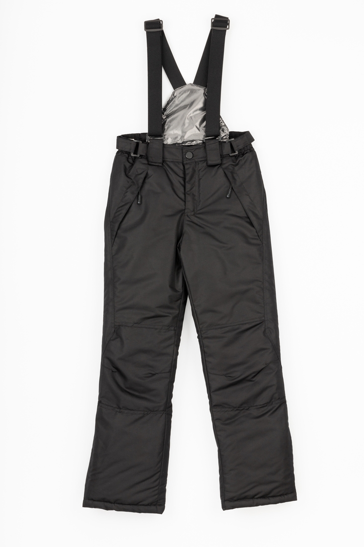 Фото Штаны на шлейках для мальчика EN101 140 см Черный (2000989593799W)
