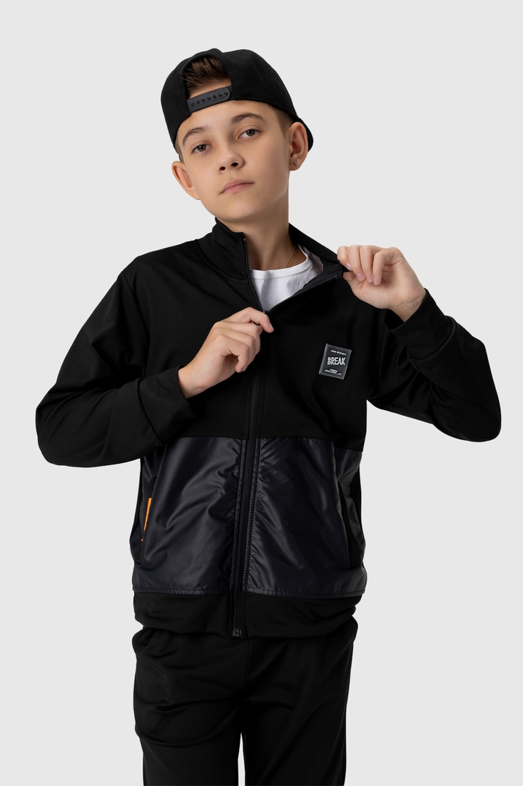 Фото Спортивный костюм (кофта, штаны) для мальчика MAGO T357 152 см Черный (2000989918417D)