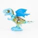 Игрушка Динозавр MEIGAOFAN 22111 со световыми и звуковыми эффектами Голубой (2000989832683) Фото 4 из 7