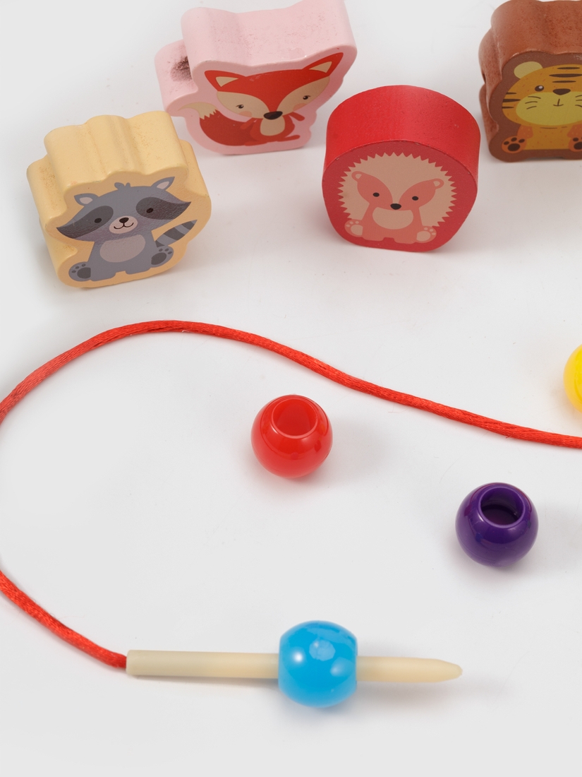 Фото Деревянная игрушка Шнуровка YMY-HX-15-1 Разноцветный (2002015427801)