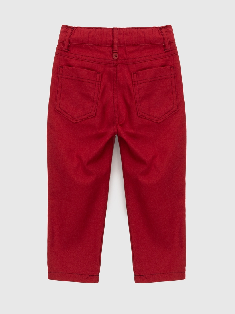 Фото Костюм для хлопчика (сорочка+штани+підтяжки) Mini Papi 3189 86 см Бордовий (2000990489357D)
