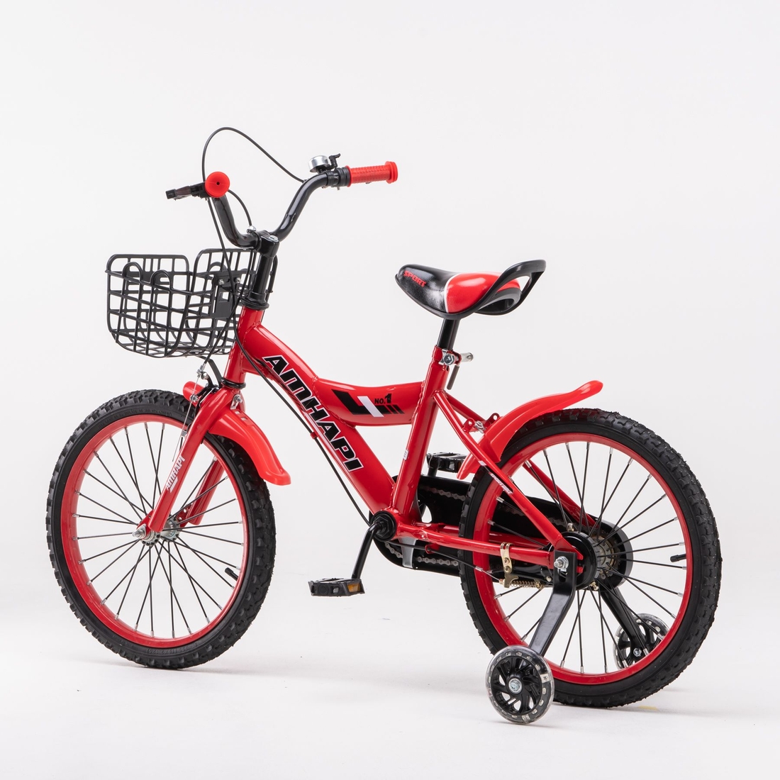 Фото Велосипед дитячий AMHAPI YM-100-4 18" Червоний (2000989609568)